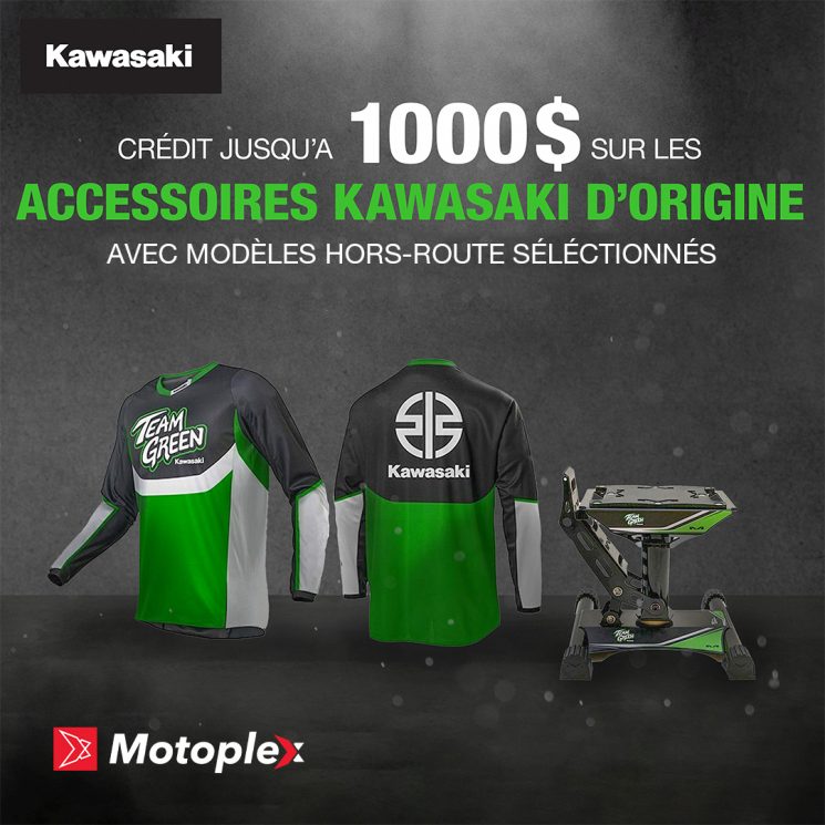 Accessoires Kawasaki d’origine
