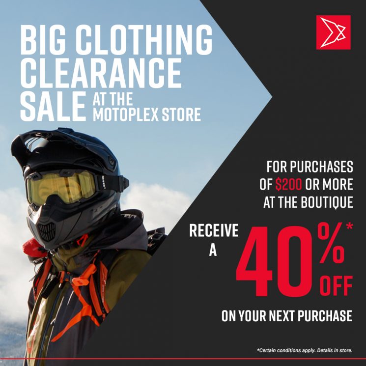 Big clothing clearance sale